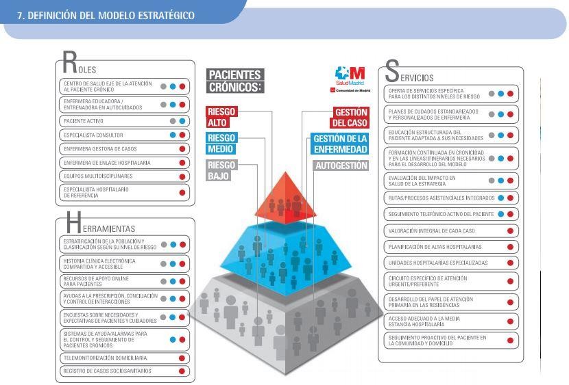 Figura 4: Estrategia del Modelo de Crónicos.